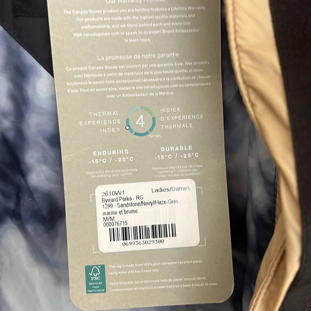 Canada Goose Two-Tone Parka - Tan and Black - Picture 7 of 9